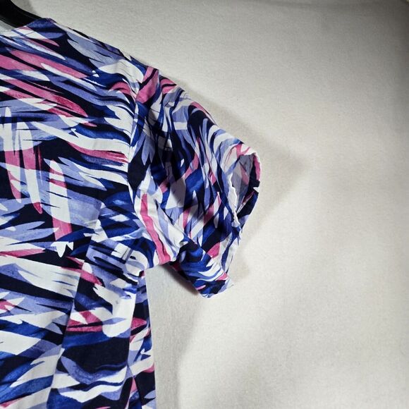 Womens Short Sleeve V Neck Scrub Top  Print Size Large - Picture 12 of 15